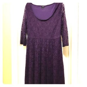 Purple Lace Dress